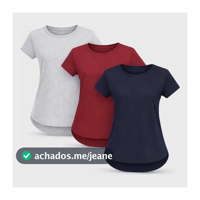 Kit 3 Blusas Femininas Dry Fit Academia Tecido Antissuor