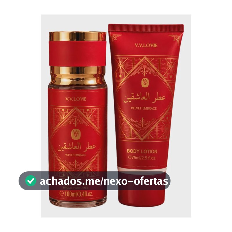 Kit Perfume Feminino Árabe 100ml + Hidratante Corporal 75ml