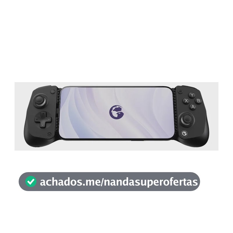 Controle Gamepad GameSir X5 Lite USB-C Android iPhone 15/16 Mobile Hall Effect Turbo Leve Preto