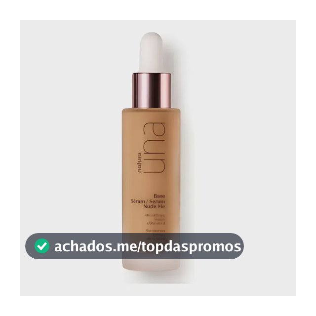 Base Sérum Nude Me Natura Una 30ml