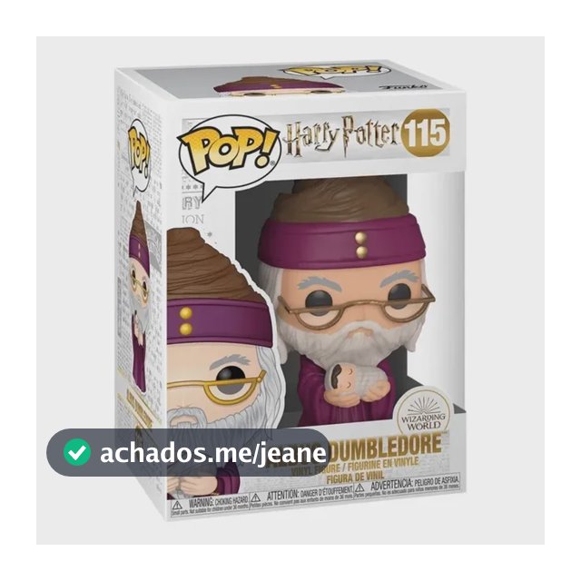 Boneco Funko Pop! Harry Potter - Dumbledore Com Harry Bebê