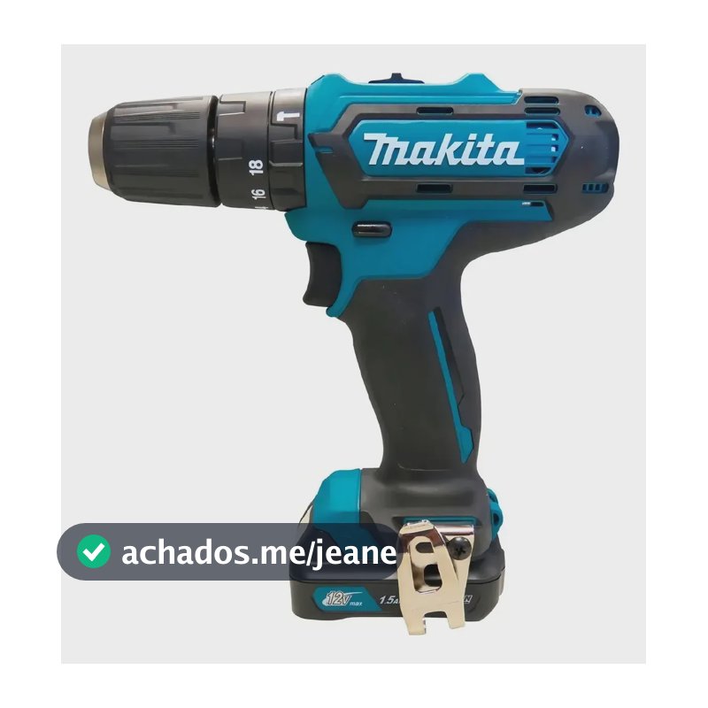 Furadeira Parafusadeira Bateria 12v Hp333dwyx3 Makita Azul