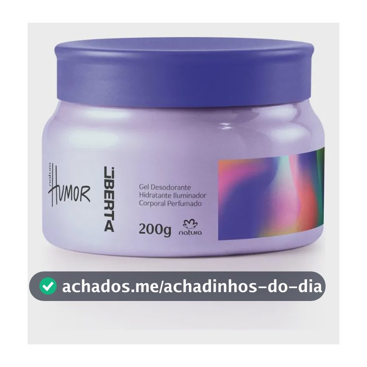 Gel Hidratante Iluminador Corporal Humor Liberta 200 G Corporal Perfumado