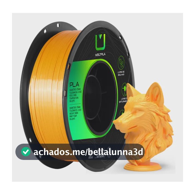 Filamento Pla Multifila 1,75 Mm 1 Kg Dourado