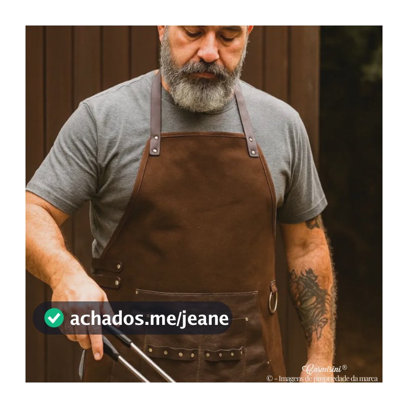 Avental Churrasqueiro Avental Para Churrasco Em Lona E Couro