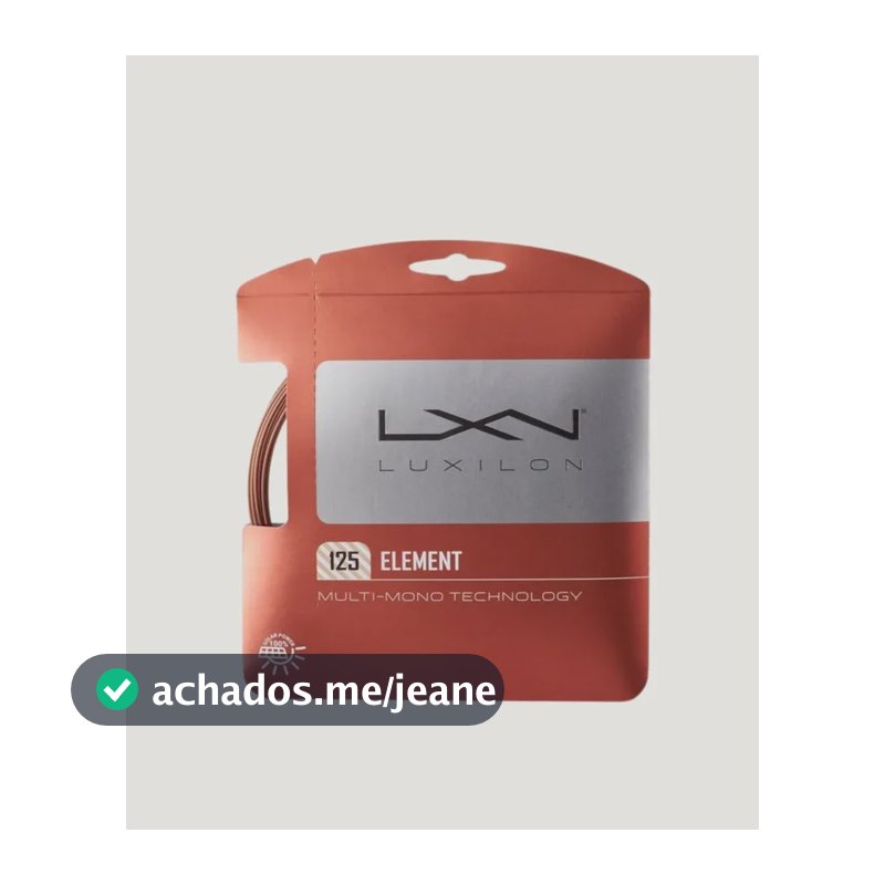 Corda Para Raquete Wilson Luxilon Element 125 Cartela