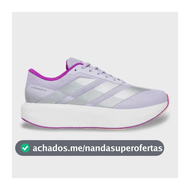 Tênis adidas Latin Run 3.0 Corrida Caminhada Treino Lilás 36 Br