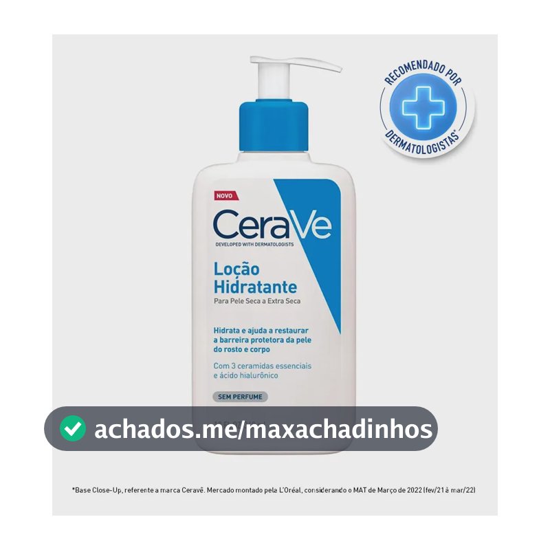 Loção Hidratante Para Pele Seca A Extra Seca 340ml Cerave