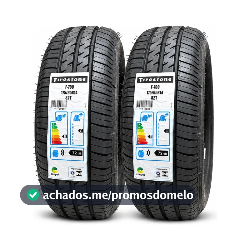 Kit 2 Pneus Firestone F700 175/65R14 82T aro 14