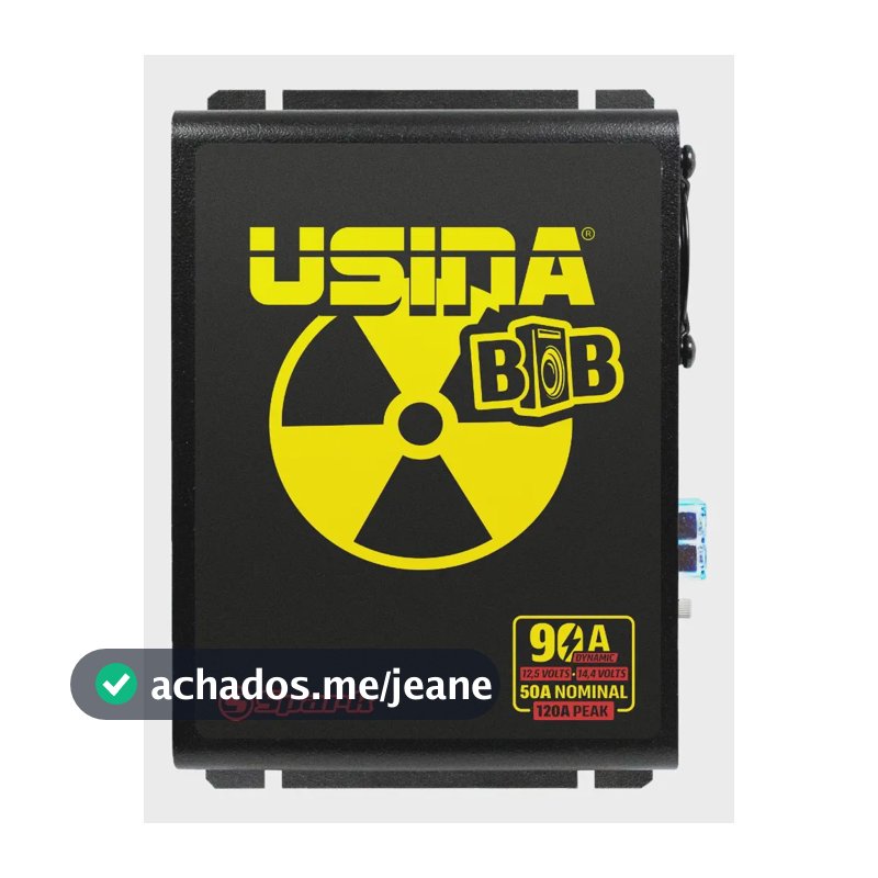 Fonte Automotiva Caixa Usina Bob 90a Bivolt Automática Som