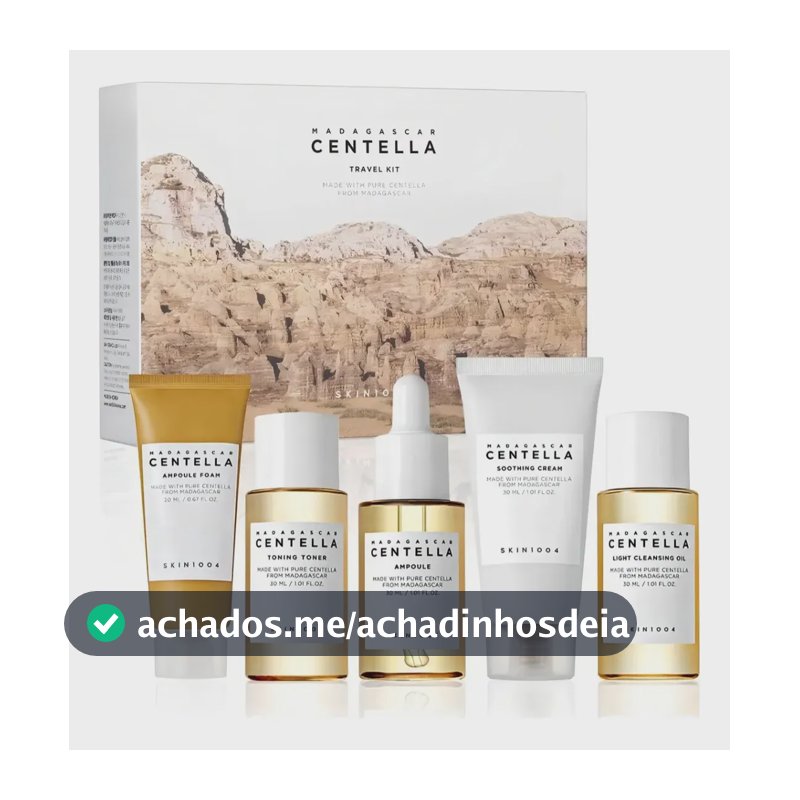Kit Cuidado de pele 1004 Madagascar Centella 5 Produtos
