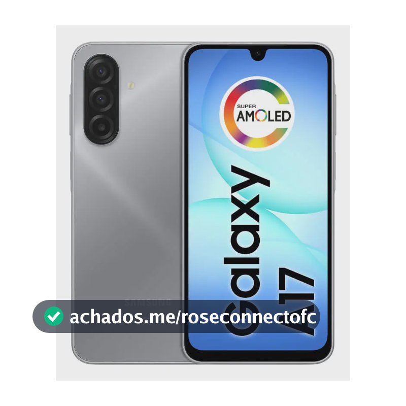 Celular Samsung Galaxy A17 Com Ia, 128gb, 4gb Ram, Câm De 50mp, Tela De 6.7, Nfc, Ip54 - Cinza