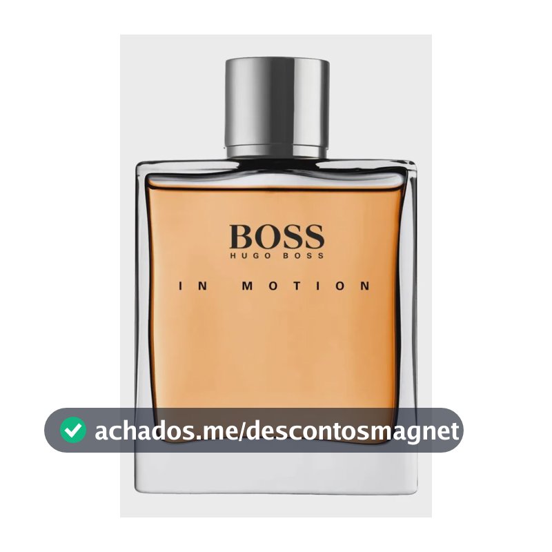 Perfume Boss In Motion Eau De Toilette Spray Masculino 100ml Hugo Boss