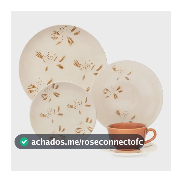 Aparelho De Jantar 30 Peças Unni Oxford Orquidea