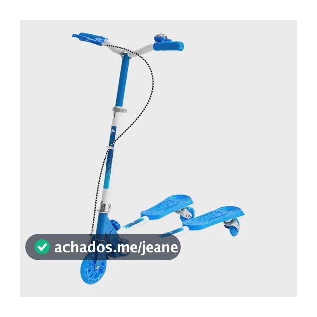 Patinete Infantil Dobrável Azul E Rosa Três Rodas Unitoys