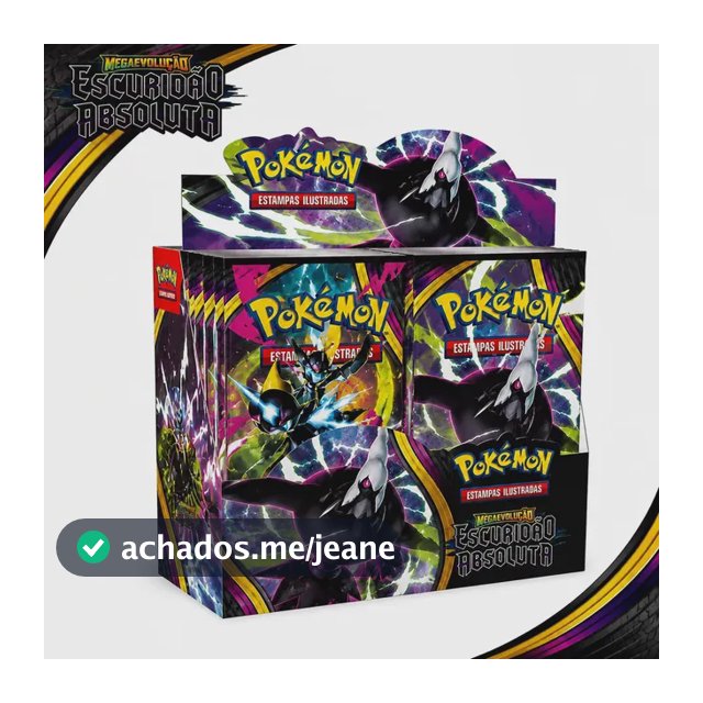 Box Display Pokémon ME05 Escuridão Absoluta