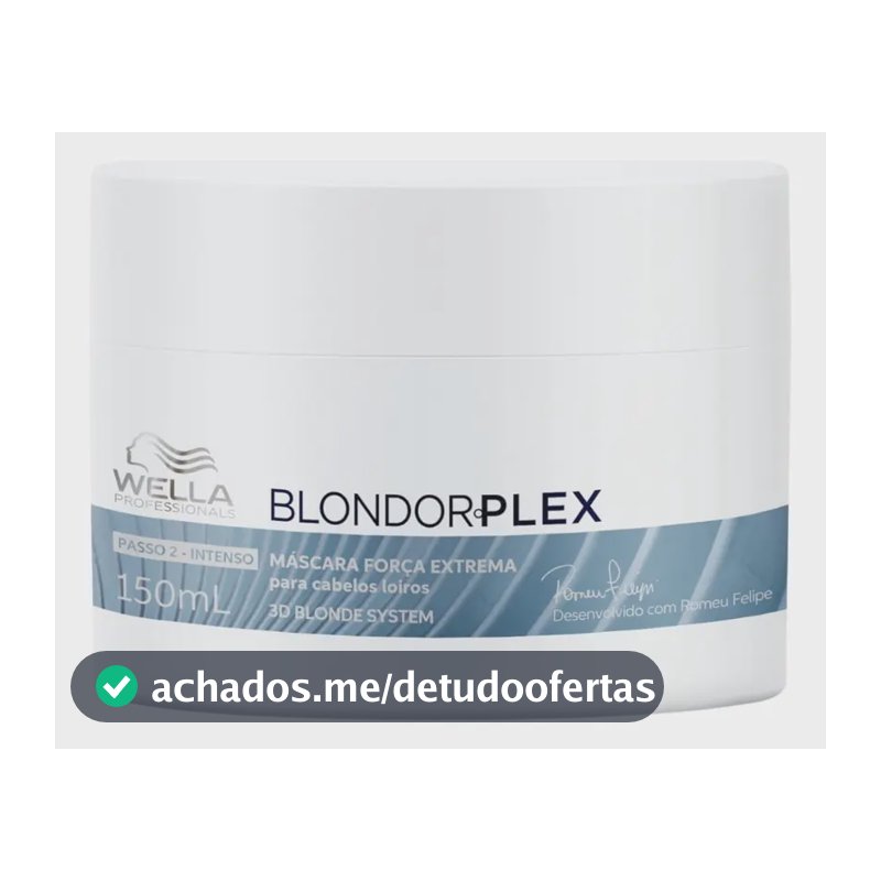 Máscara Wella Blondorplex 150ml