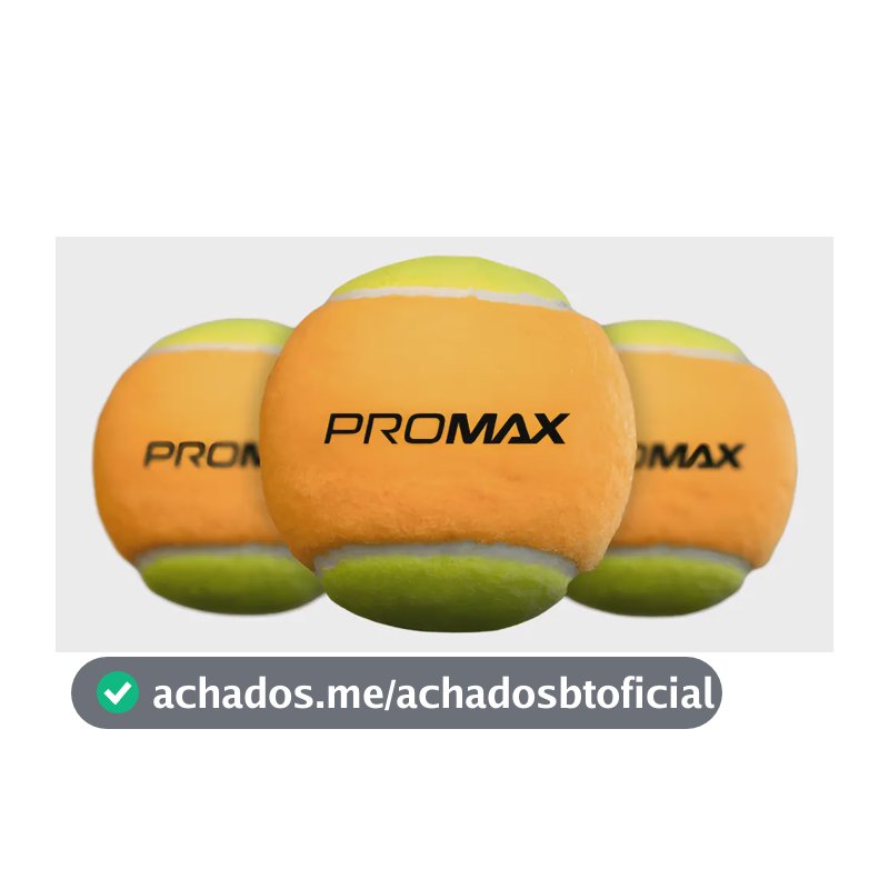 Bola Beach Tennis 3 Un Ama Pro Max Cor Amarelo