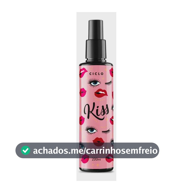 Body Splash Kiss Ciclo - 200ml