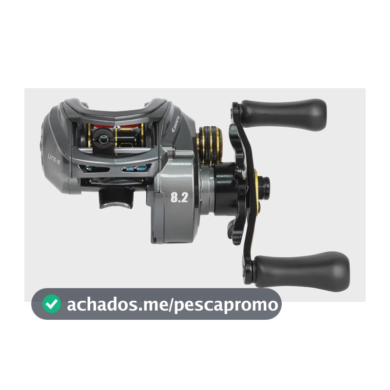 Carretilha Kawana Lite- Drag 7,5kg Alarme Sonoro- Cor Cinza-escuro Lado Da Manivela Esquerdo