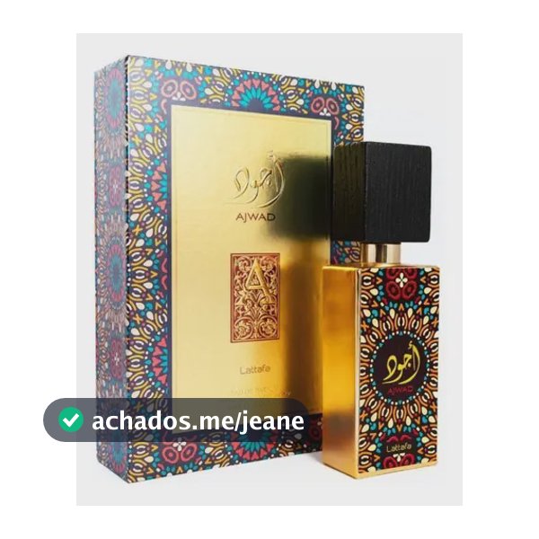 Perfume Árabe Lattafa Ajwad Eau De Parfum 60ml Unissex