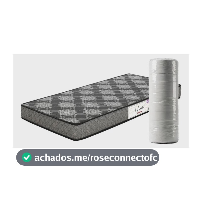 Colchão A Vácuo De Espuma Double Face Vini Solteiro 88cm