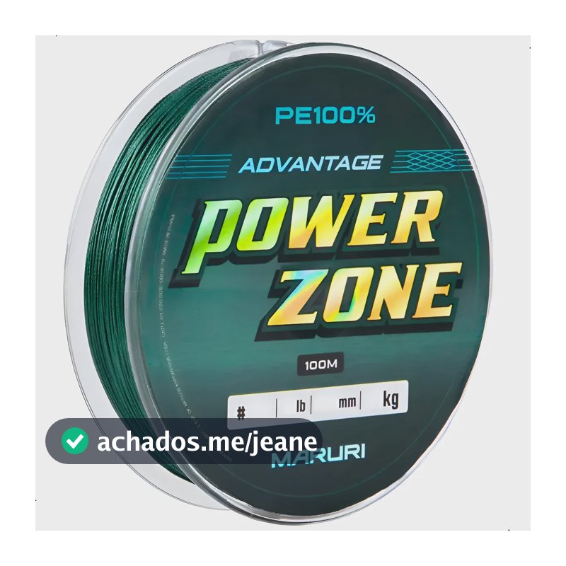 Linha Pesca Maruri Multi Power Zone 8x 0.40mm 100m Verde Verde