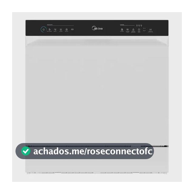 Lava Louças 8 Serviços Branco Touch Plus Midea