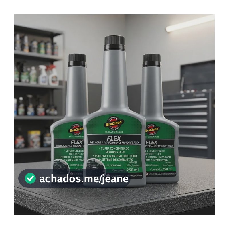 Kit 3 Melhor Aditivo Para Combustível Flex 250ml Premium