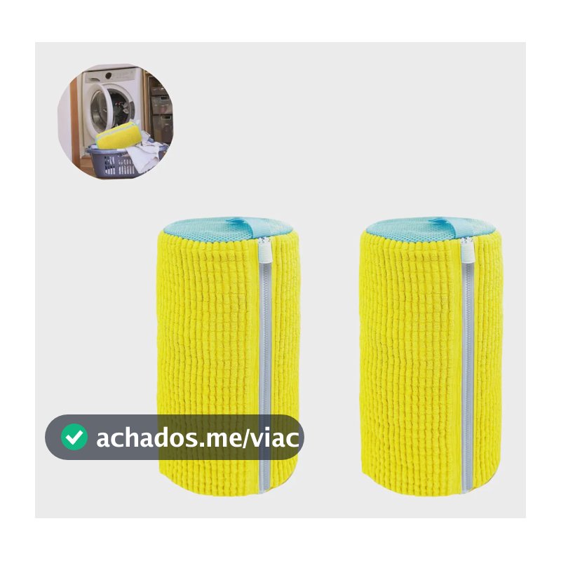Kit 2 Saco Para Lavar Sapatos Na Máquina De Lavar Prático Kit 2 Aleatoria