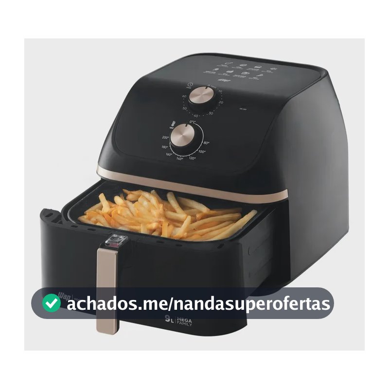 Fritadeira Elétrica Wap Air Fryer Mega 9l