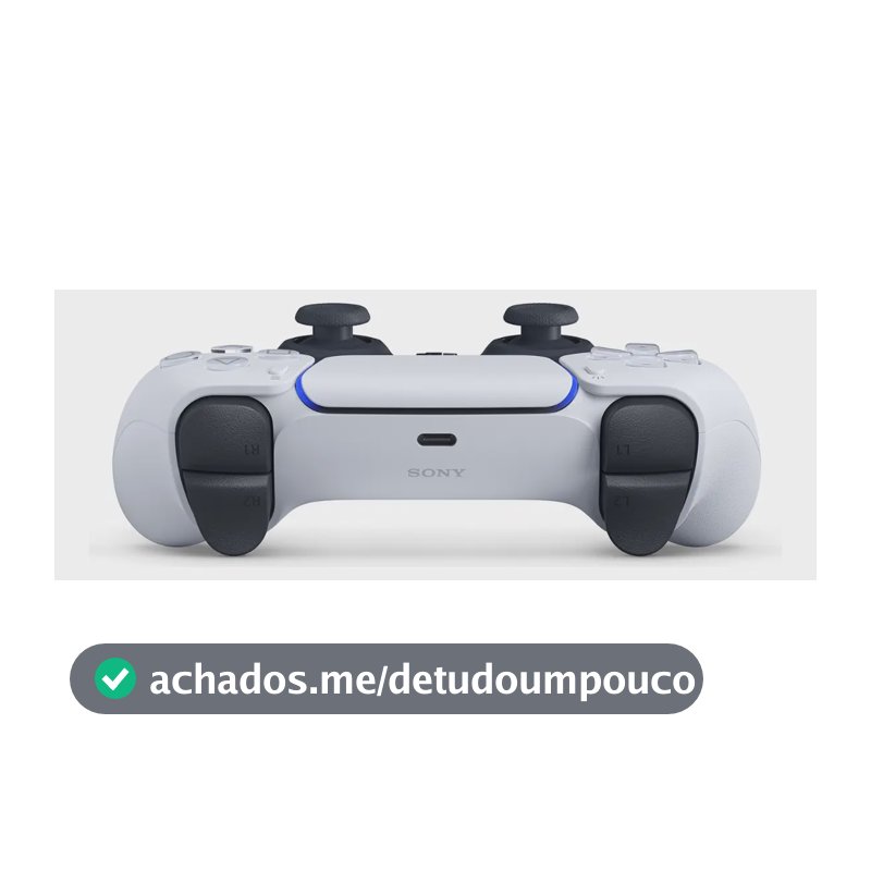 Controle Sony Dualsense Sem Fio White Ps5