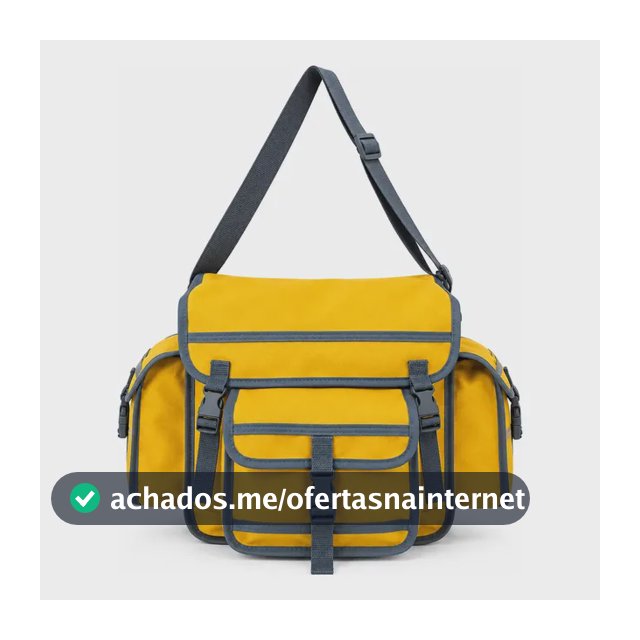 Embornal Bolsa Tiracolo Ferramentas Lona Resistente Mochila Amarelo