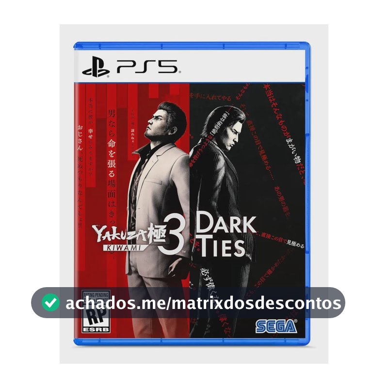 Yakuza Kiwami 3 E Dark Ties - Playstation 5