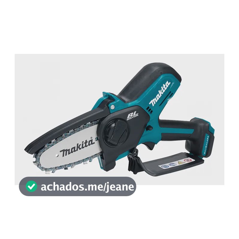 Mini Motoserra A Bateria 12v Sem Bateria Makita Uc100dz01 Cor Azul