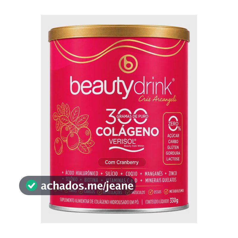 Beautydrink Colágeno Verisol Sabor Cranberry 330g