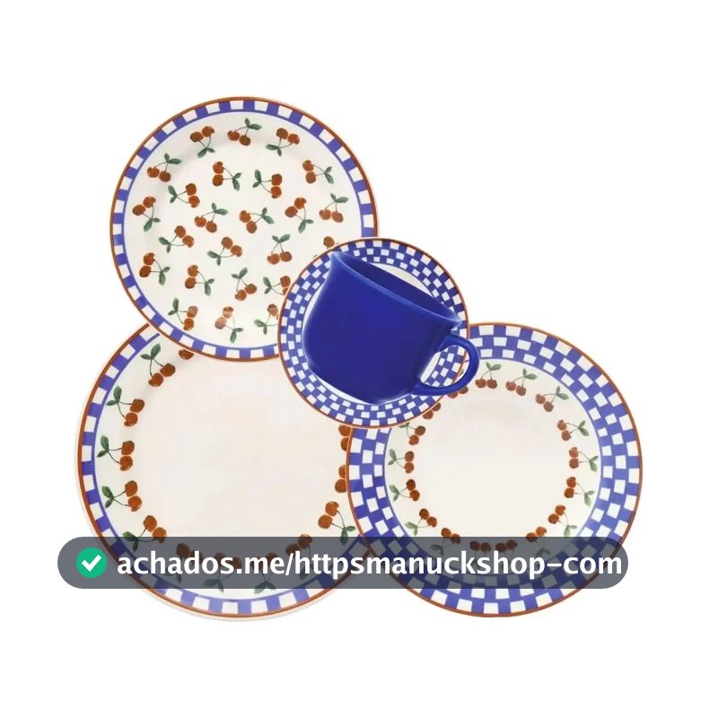 Aparelho De Jantar/cha 20pcs Jardim De Cerejas Biona