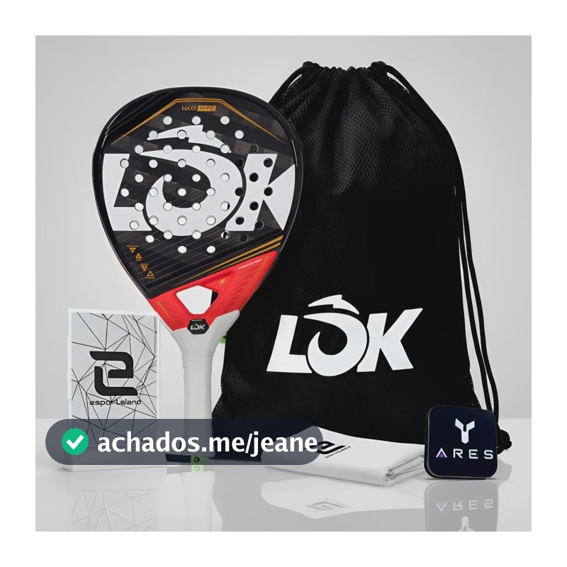 Raquete De Padel Lok Maxx Hype Mike Yanguas 2025 +brindes