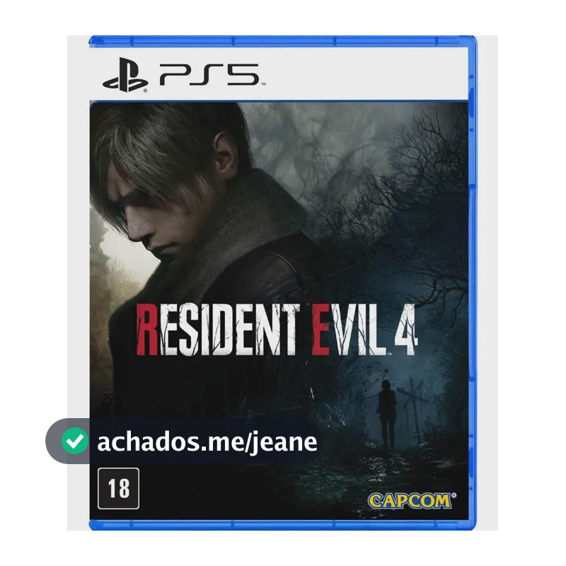 Jogo Mídia Física Lacrado - Resident Evil 4: Remake - Ps5