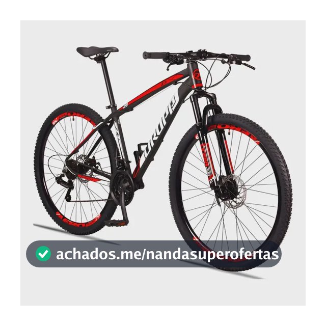 Bicicleta Aro 29 Dropp Z3 Câmbio Shimano 21 Vel Freio Disco Cor Preto/vermelho Tamanho Do Quadro 21