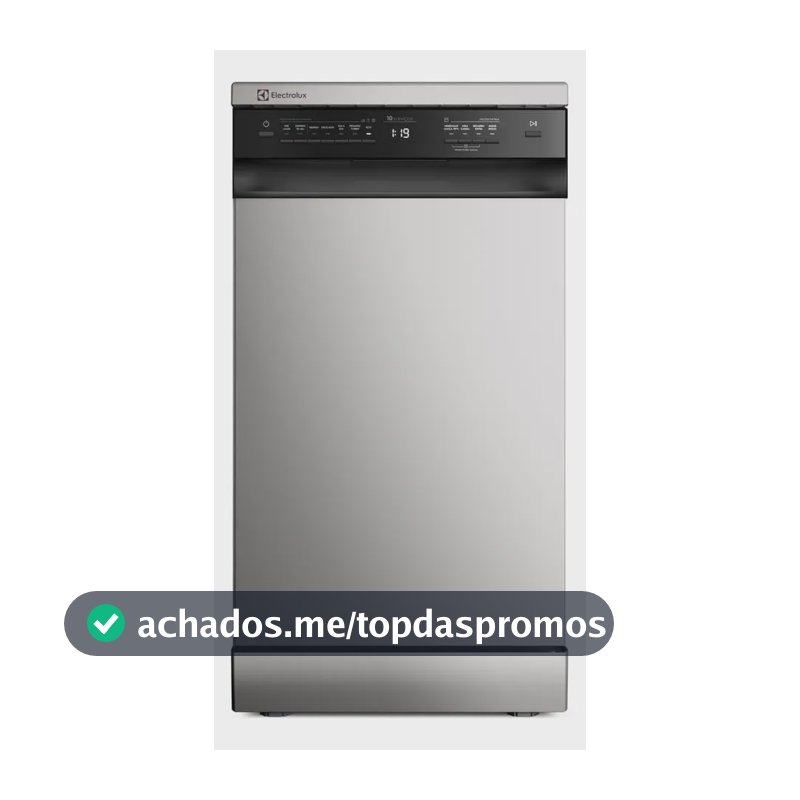 Lava-louça Electrolux 10 Serviços Inox Lava E Seca 50' Ls10e Prateado