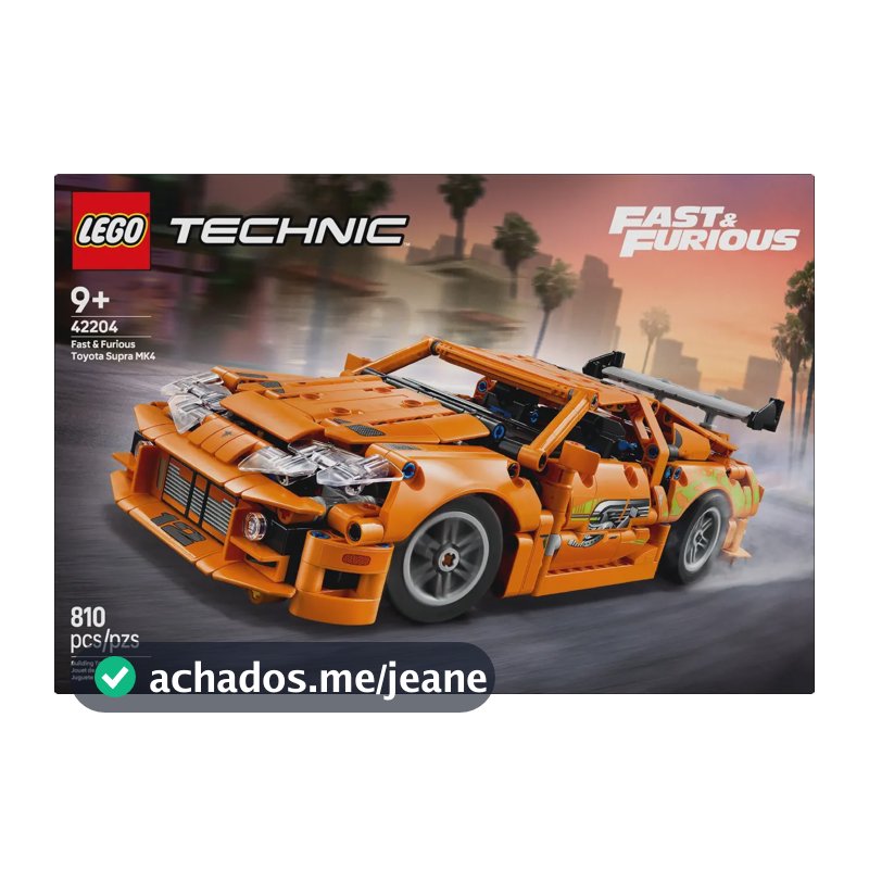 Lego® Technic Fast And Furious Toyota Supra Mk442204 810 Técnica