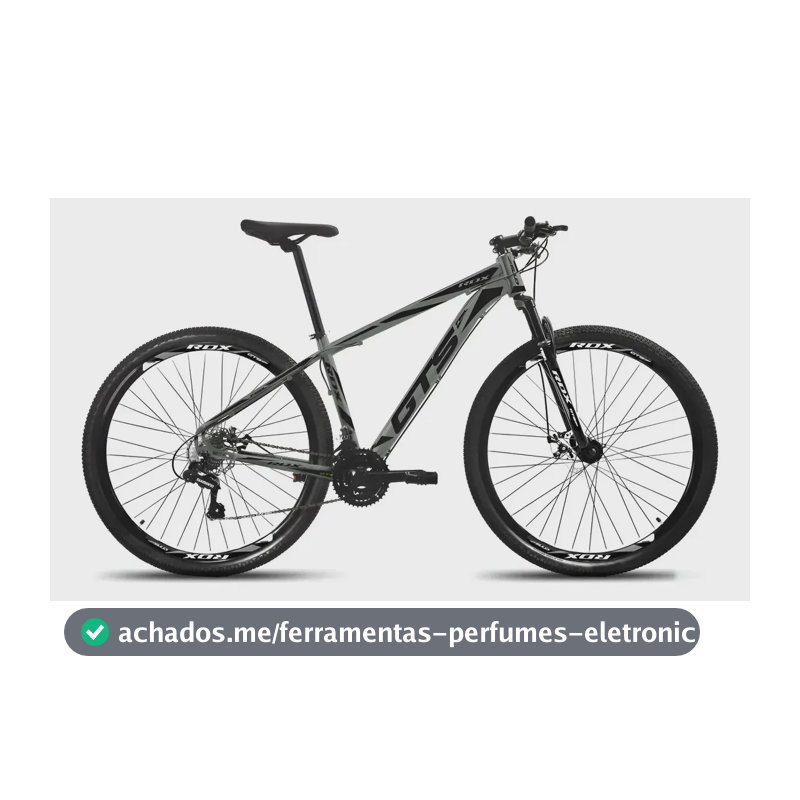 Bicicleta Aro 29 Gts Alumínio Rdx 24v Freio A Disco Cor Cinza/preto Tamanho Do Quadro 21