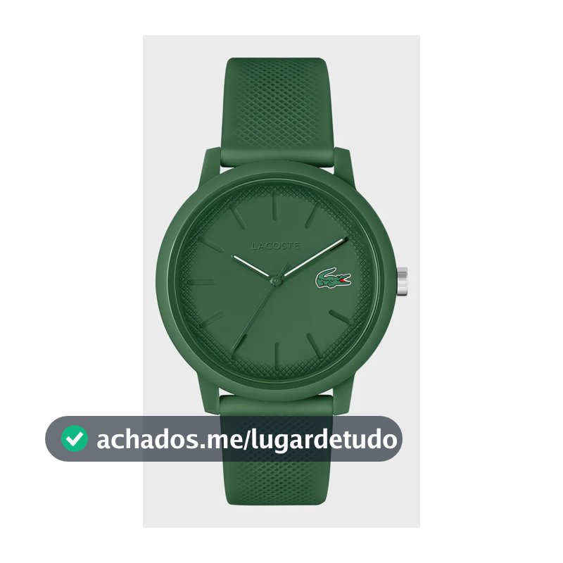 Relógio Lacoste Masculino Borracha Verde 2011170