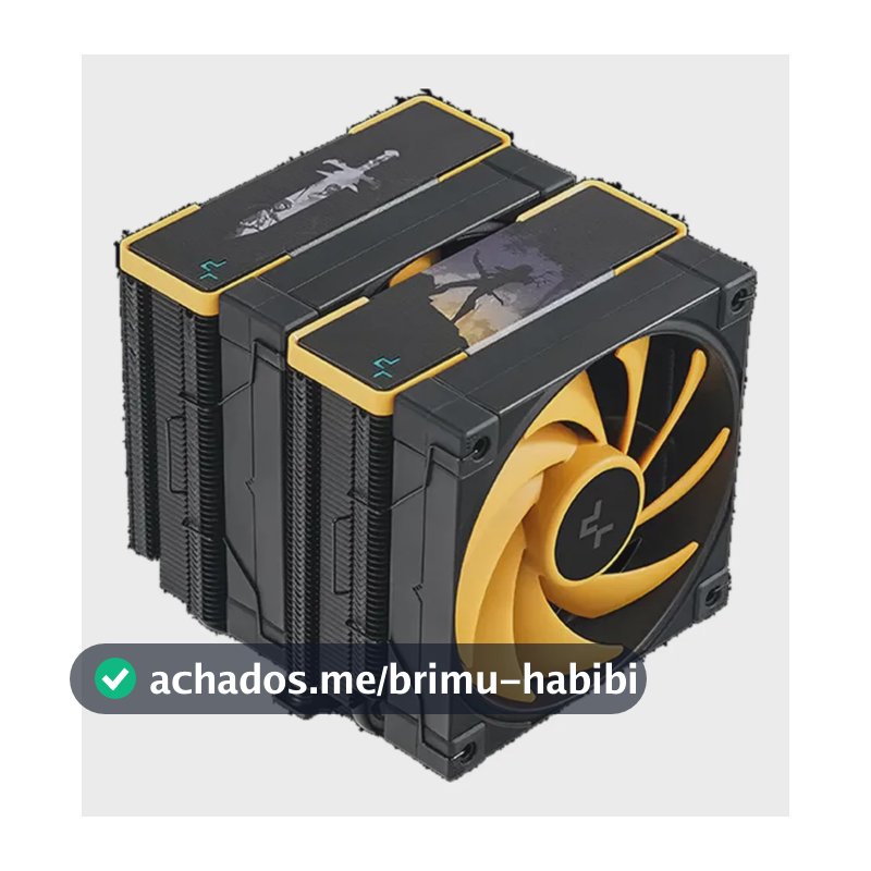 Cooler Processador Deepcool Ak620 Zero Dark Zoria Am5 1700 Preto
