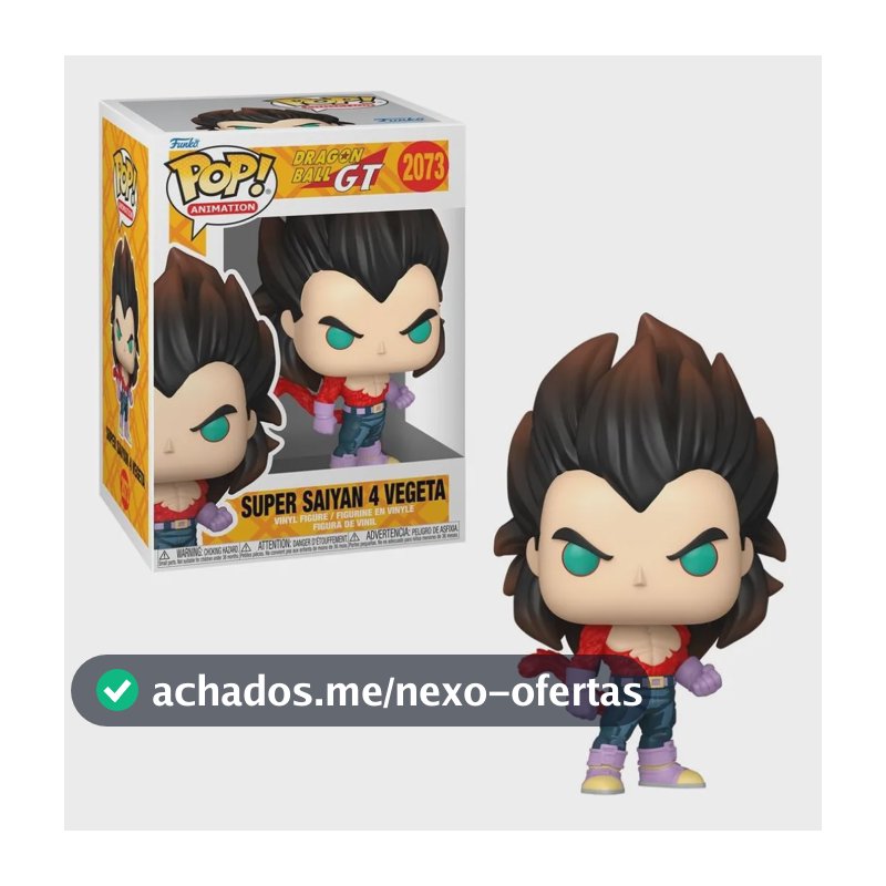Boneco Funko Pop! Dragon Ball Gt - Super Saiyan 4 Vegeta