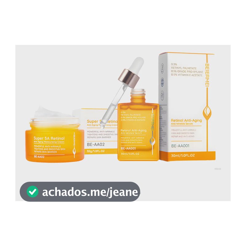 Kit Beiermei Pele Madura - Retinol Sérum + Creme 30ml Cada