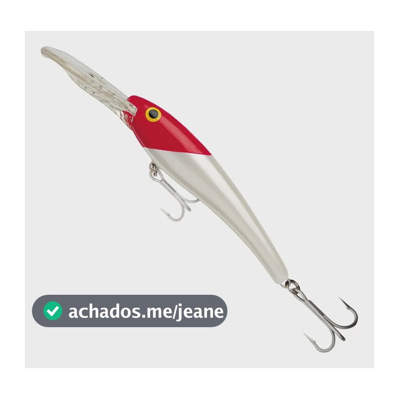Isca Fundo Rapala Deep Thunder 11cm 28g 5,5m Lançamento Cor Rh - Red Head