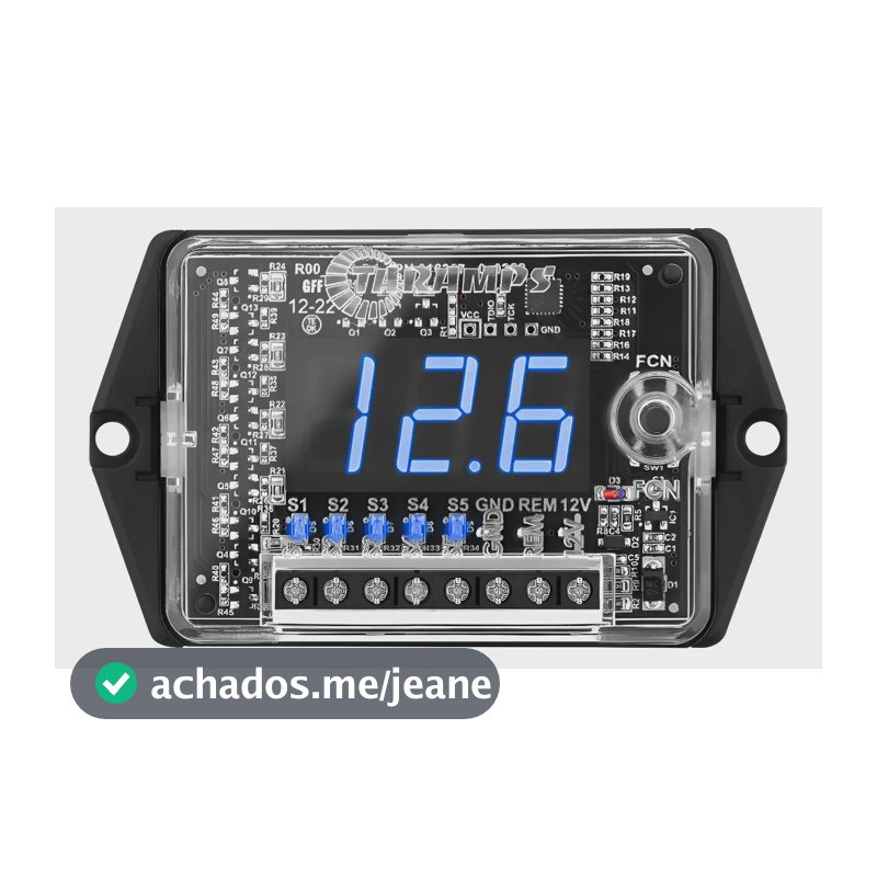 Voltimetro E Sequenciador Automotivo Taramps Vts 5.1 Branco