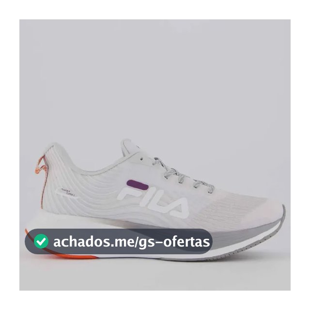 Tênis Fila Racer Curve 2 Feminino Cinza E Roxo